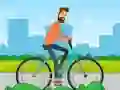 การขี่จักรยานของครอบครัวในสวนแมทช์ 3 เกมออนไลน์