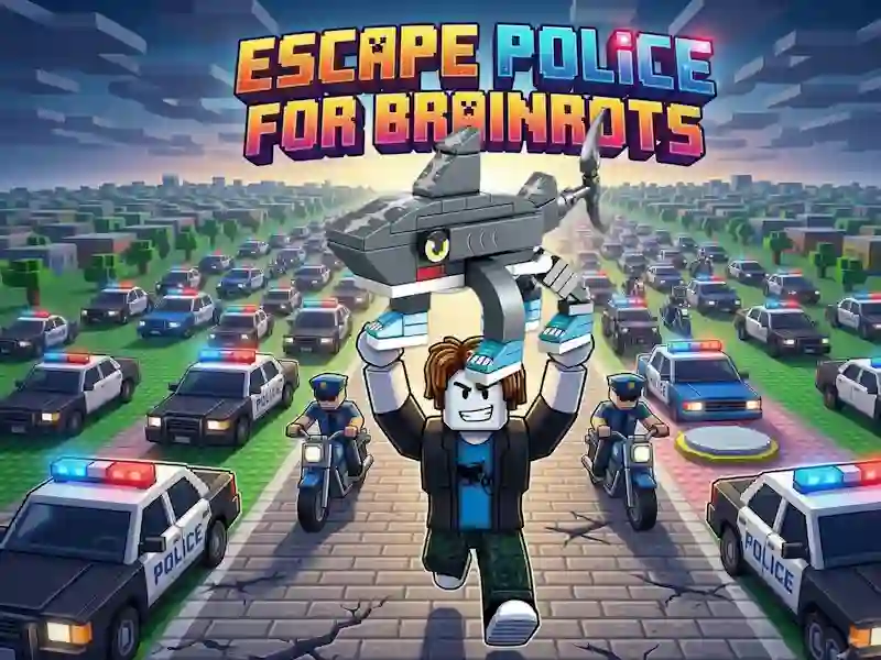 หลบหนีตำรวจเพื่อ Brainrots เกมออนไลน์