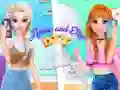 แอนนี่และเอลิซ่าปักแต่งชุด DIY เกมออนไลน์ แอนนี่และเอลิซ่าปักแต่งชุด DIY เกมออนไลน์
