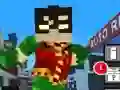 Teen Titans Go: Minecraft นักวิ่งวัยรุ่น 3D เกมออนไลน์