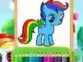 ระบายสีม้าเจ๋ง เกมออนไลน์