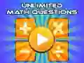 คำถามคณิตศาสตร์ไม่จำกัด เกมออนไลน์ คำถามคณิตศาสตร์ไม่จำกัด เกมออนไลน์