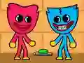 Kissy Missy และ Huggy Wuggy เกมออนไลน์ Kissy Missy และ Huggy Wuggy เกมออนไลน์