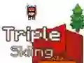 สกีสามเท่า 2D เกมออนไลน์ สกีสามเท่า 2D เกมออนไลน์