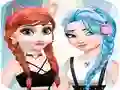 แต่งตัวและแต่งหน้าให้เอลซ่าและอันนา เกมออนไลน์