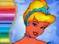 สมุดระบายสีสำหรับซินเดอเรลล่า เกมออนไลน์