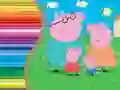 หนังสือระบายสีสำหรับเปปป้า เกมออนไลน์
