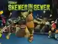 เต่านินจาอัศจรรย์: หมูสะเต๊ะในท่อ เกมออนไลน์