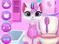 การดูแลแมวเด็กยูนิคอร์นประจำวัน เกมออนไลน์