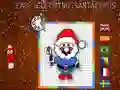 การระบายสีซานตาคลอสอย่างง่าย เกมออนไลน์