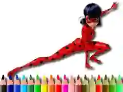 กลับไปโรงเรียน: ระบายสีแมลงเต่าทอง เกมออนไลน์