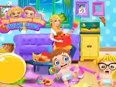 การดูแลลูกแฝดแรกเกิดของฉัน เกมออนไลน์