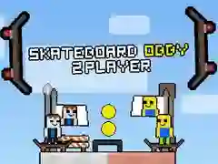 Skateboard Obby 2 ผู้เล่น เกมออนไลน์