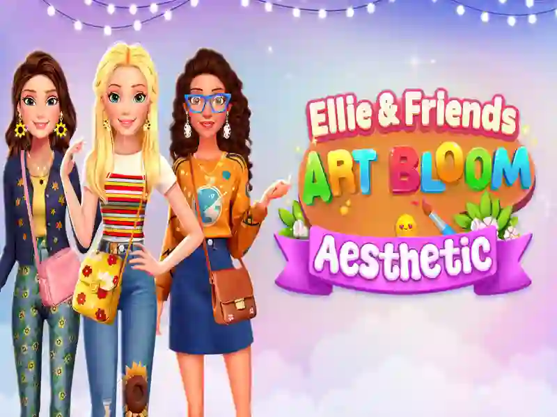 Ellie และเพื่อนศิลปะ Bloom Aesthetic เกมออนไลน์