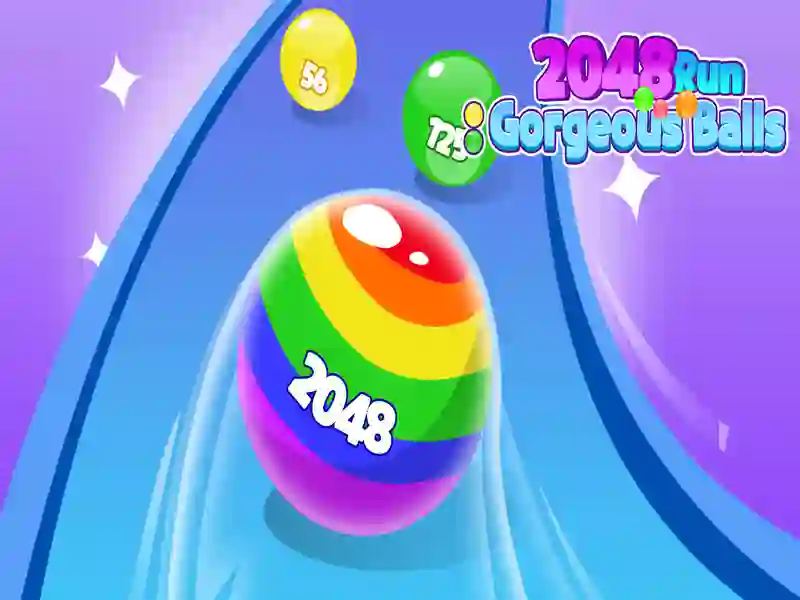 2048 วิ่งลูกบอลที่งดงาม เกมออนไลน์