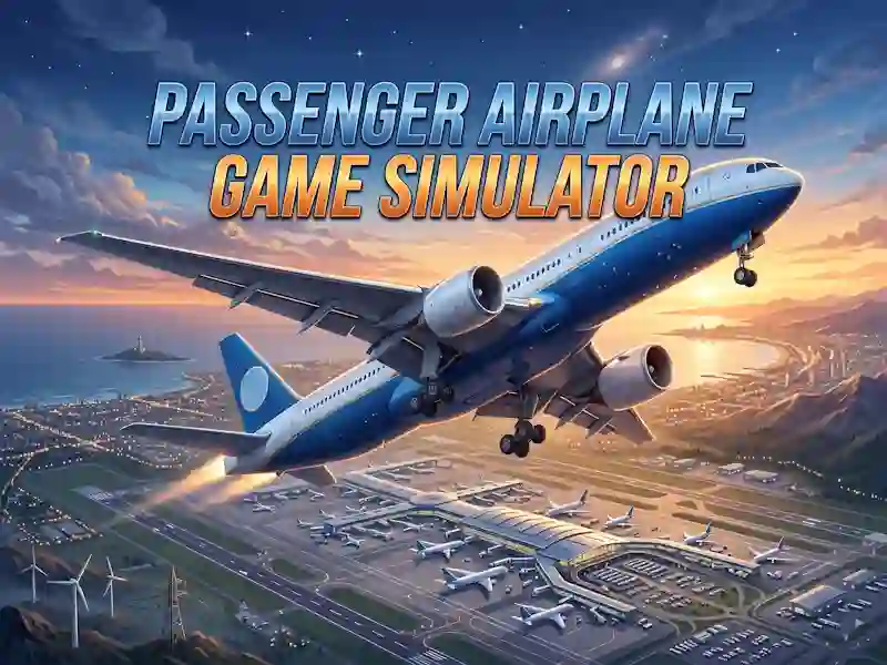 Passenger Airplane Game Simulator เกมออนไลน์