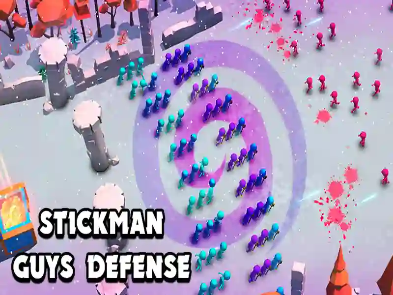 Stickman Guys Defense เกมออนไลน์
