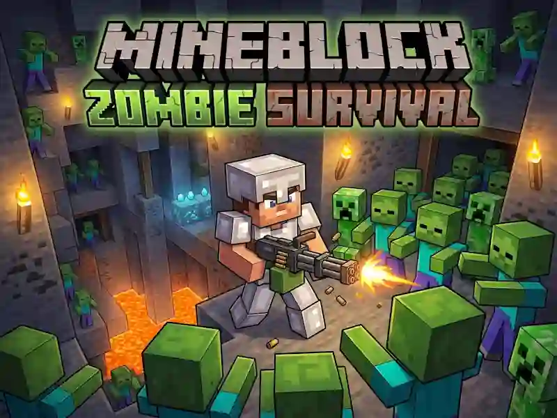 Mineblock Zombie Survival เกมออนไลน์