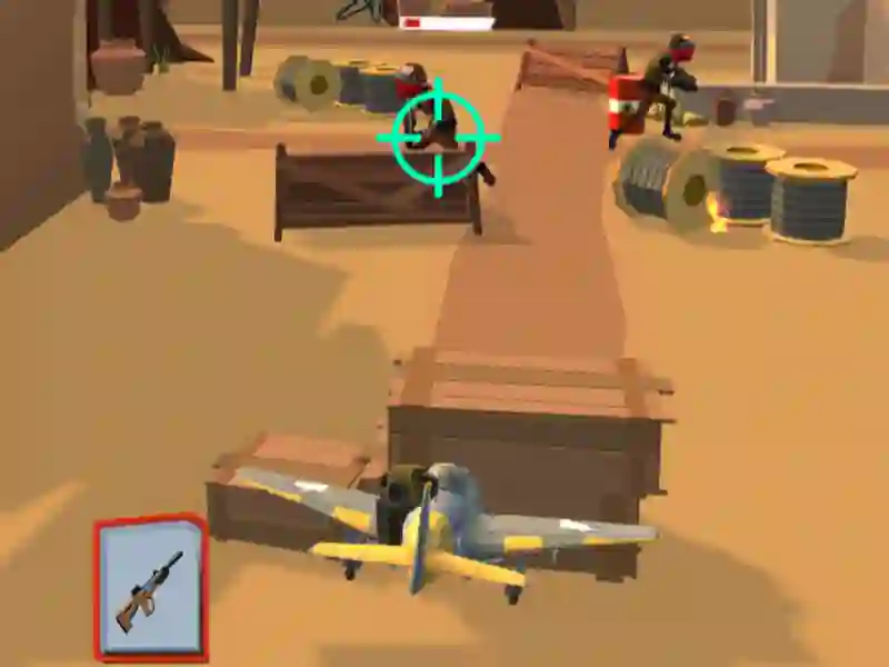 Bombardino Crocodilo Brainrot Gunner เกมออนไลน์