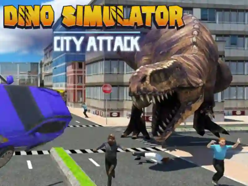 Dino Simulator City Attack เกมออนไลน์