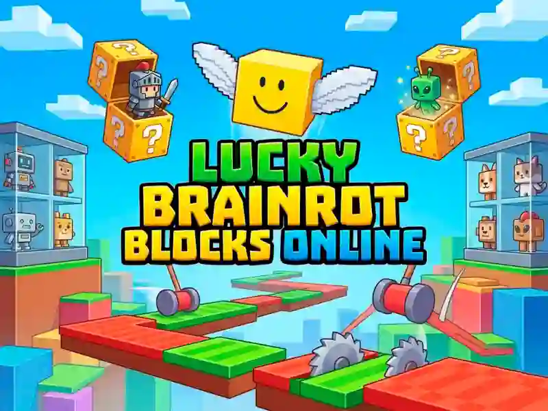 Lucky Brainrot Blocks Online เกมออนไลน์
