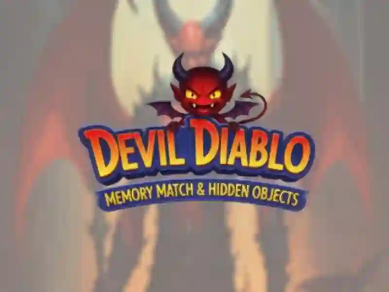 การจับคู่หน่วยความจำ Devil Diablo และวัตถุที่ซ่อนอยู่ เกมออนไลน์