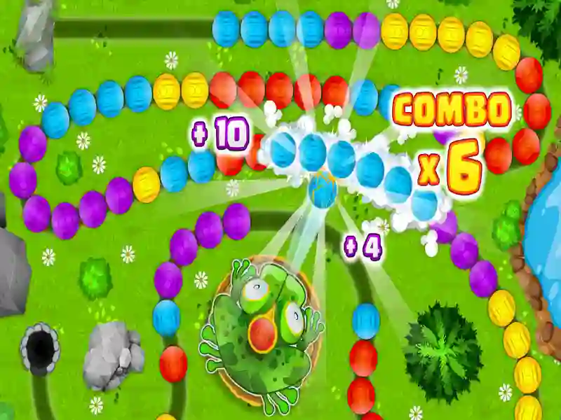 การผจญภัยหินอ่อน Frogtastic เกมออนไลน์