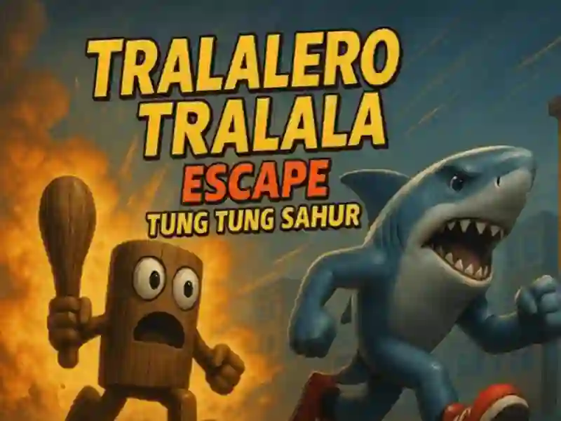 Tralalero tralala หลบหนีตุงตงซะซูร์ เกมออนไลน์