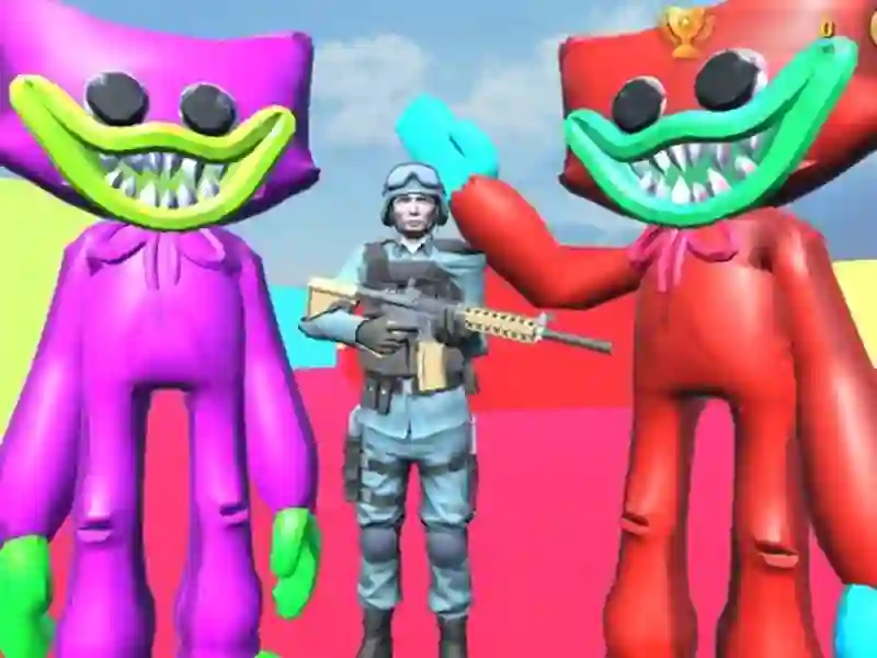 Huggy Wuggy Attack เกมออนไลน์ Huggy Wuggy Attack เกมออนไลน์