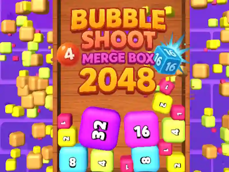 Bubble Shoot Merge Box 2048 เกมออนไลน์