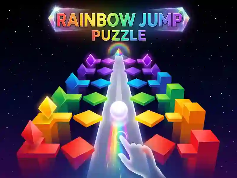 Rainbow Jump Puzzle เกมออนไลน์