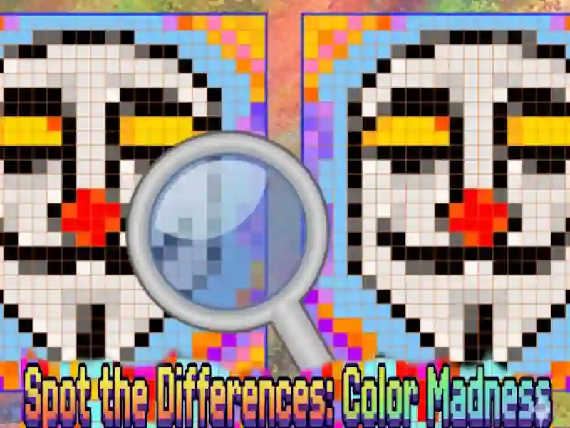 Spot the Differences Color Madness เกมออนไลน์