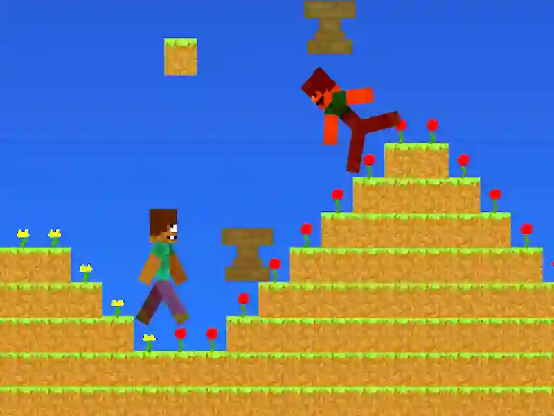 Noob vs pro แต่ Anvil Rain Minecraft เกมออนไลน์