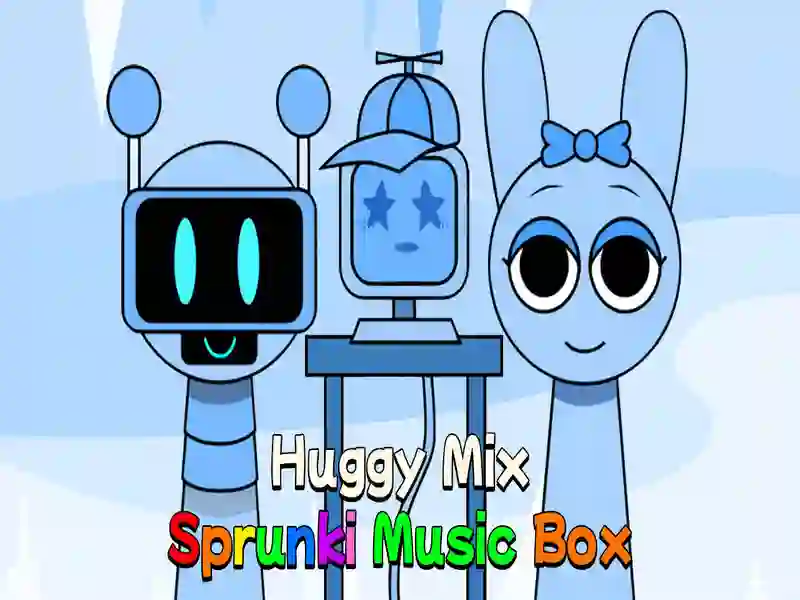 Huggy Mix Sprunki Music Box เกมออนไลน์