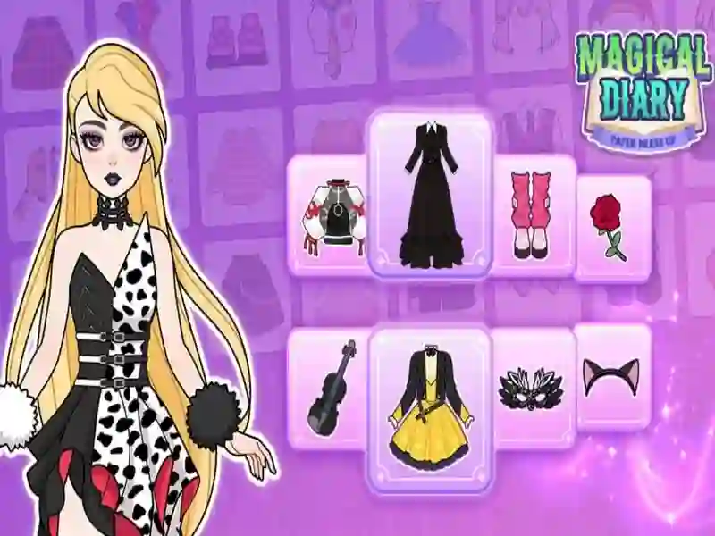 Magical Diary: กระดาษแต่งตัว เกมออนไลน์