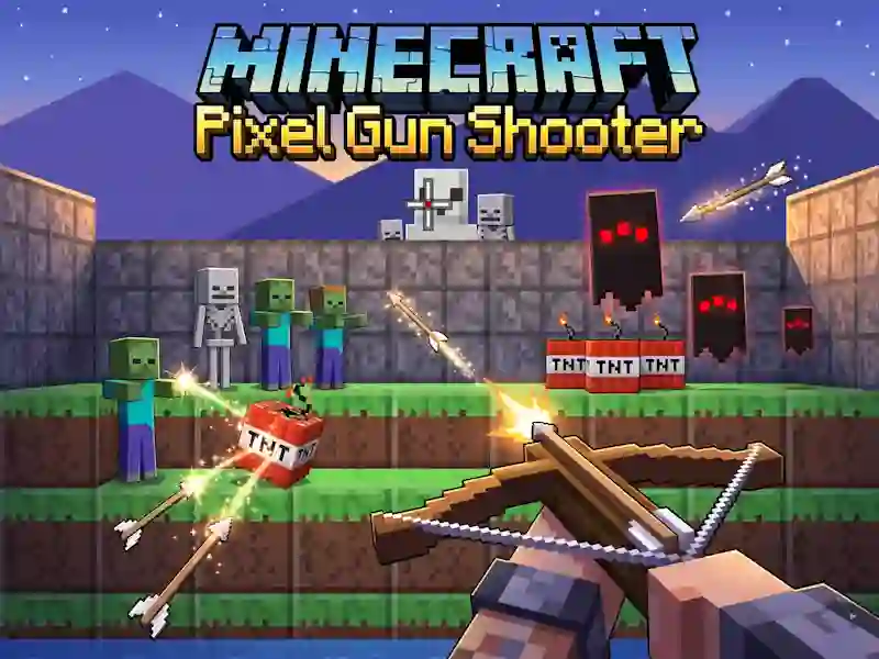 Minecraft Pixel Gun Shooter เกมออนไลน์