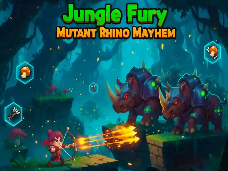 การประทุษร้ายแรดกลายพันธุ์ในป่า Fury เกมออนไลน์