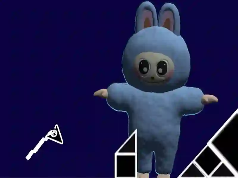 Dash เรขาคณิต Labubu เกมออนไลน์