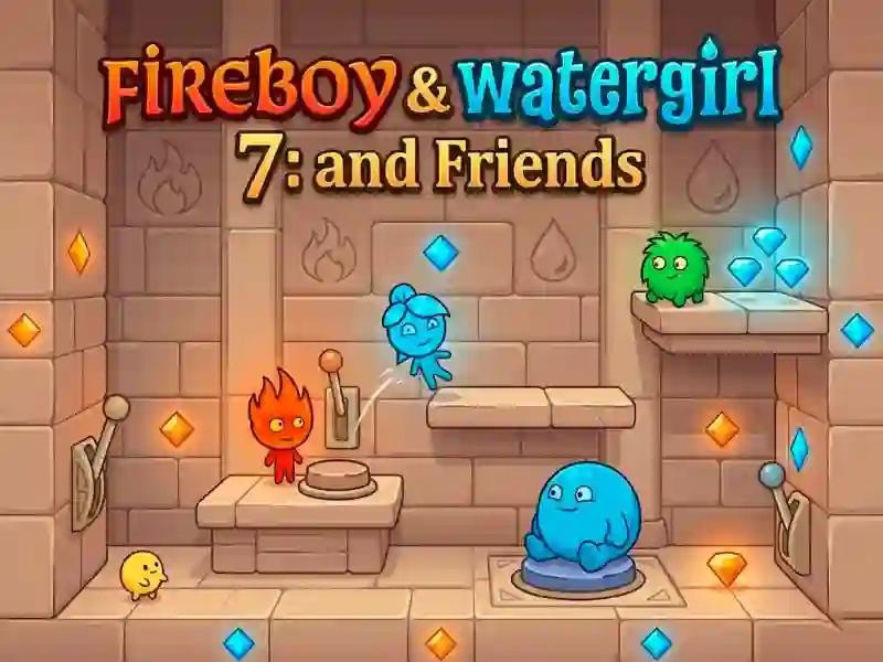 Fireboy & Watergirl 7: and Friends เกมออนไลน์