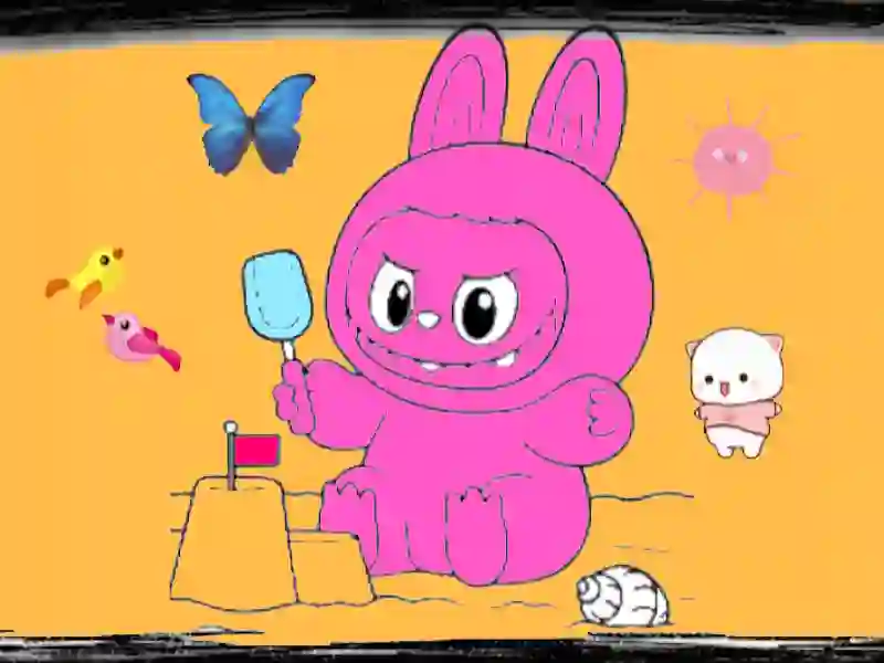 Labubu Coloring Adventure เกมออนไลน์