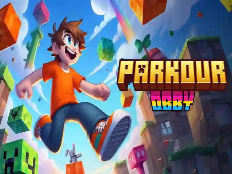 Parkour obby เกมออนไลน์ Parkour obby เกมออนไลน์