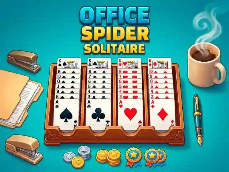 Office Spider Solitaire เกมออนไลน์