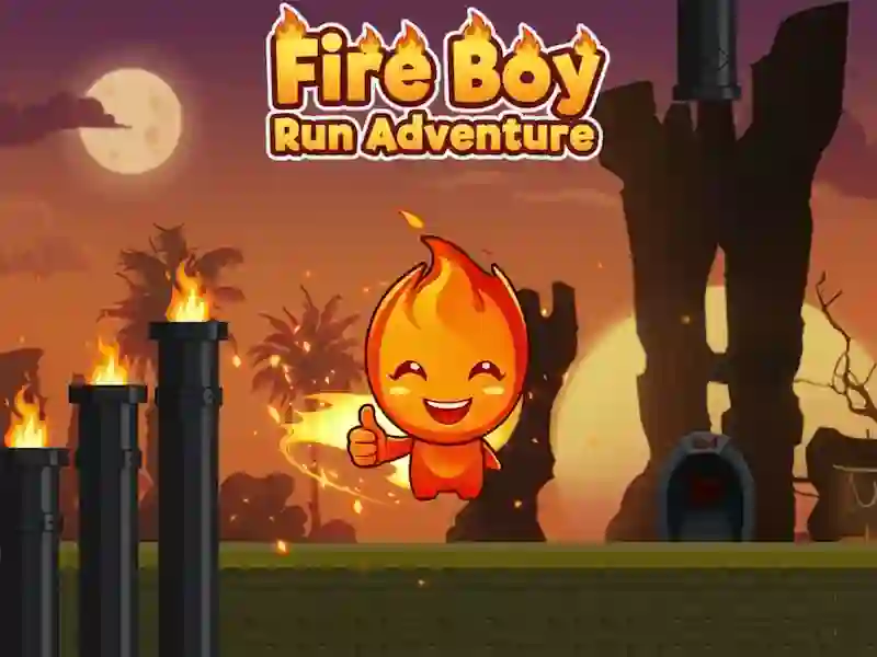 การผจญภัย Fire Boy Run เกมออนไลน์