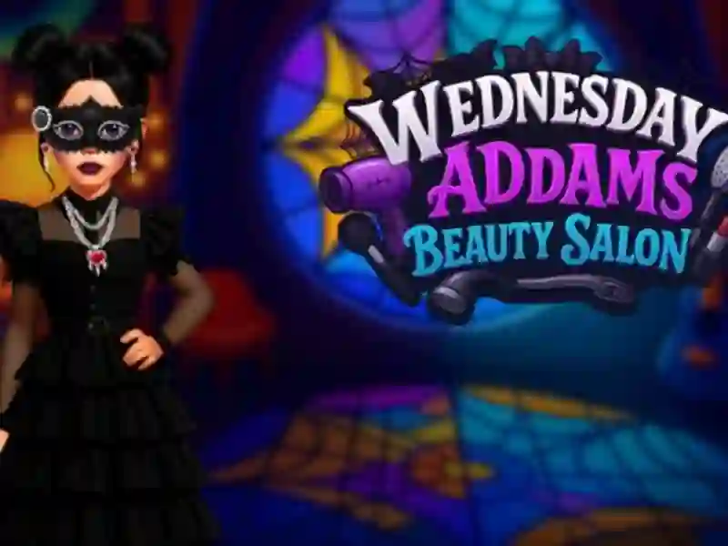 ร้านเสริมสวยวันพุธ Addams เกมออนไลน์
