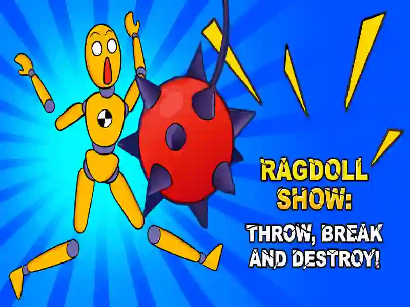 Ragdoll Show: โยนทำลายและทำลาย! เกมออนไลน์