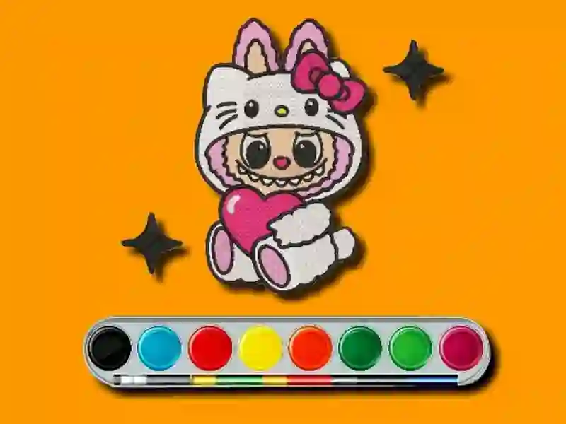 Labubu Coloring Adventure เกมออนไลน์