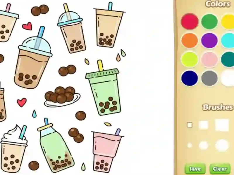 สมุดระบายสี Boba น่ารักสำหรับเด็ก เกมออนไลน์