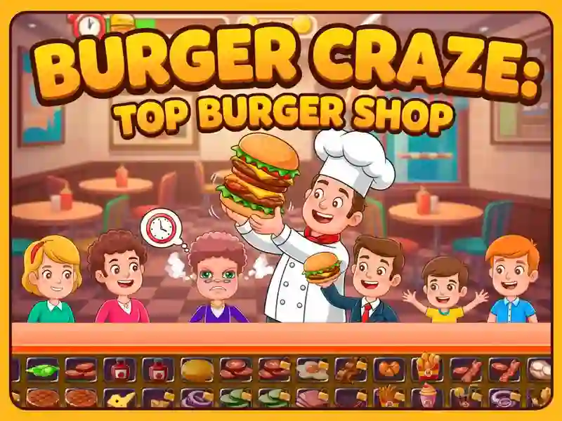 Burger Craze: ร้านเบอร์เกอร์ชั้นนำ เกมออนไลน์