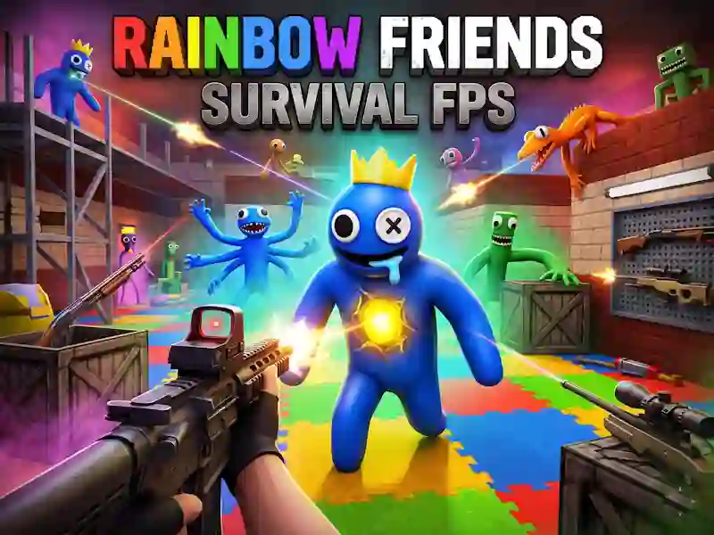 Rainbow Friends Survival FPS เกมออนไลน์