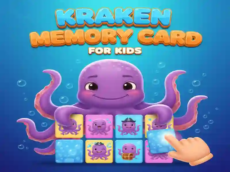 การ์ดหน่วยความจำ Kraken สำหรับเด็ก เกมออนไลน์